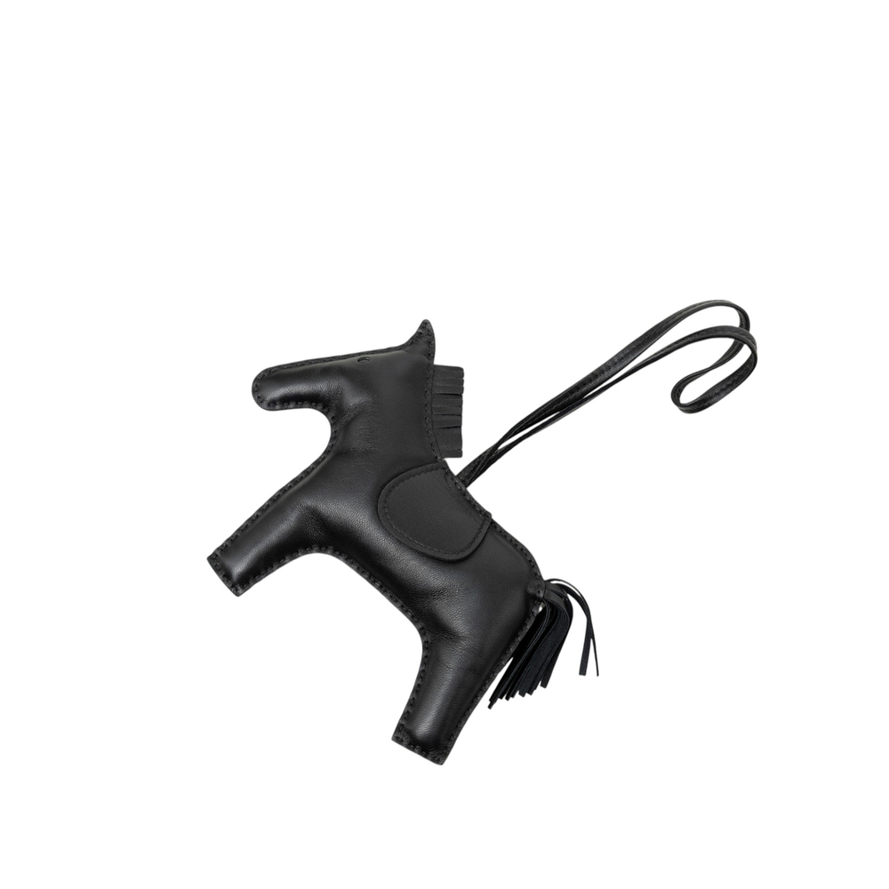 Pre-Loved Hermes Milo Lambskin GriGri Rodeo Bag Charm  GM